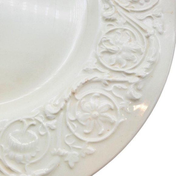 Wedgwood Patrician Etruria & Barlaston Crème Embossed Salad Plates, Set Of 2  8" - Picture 8 of 8